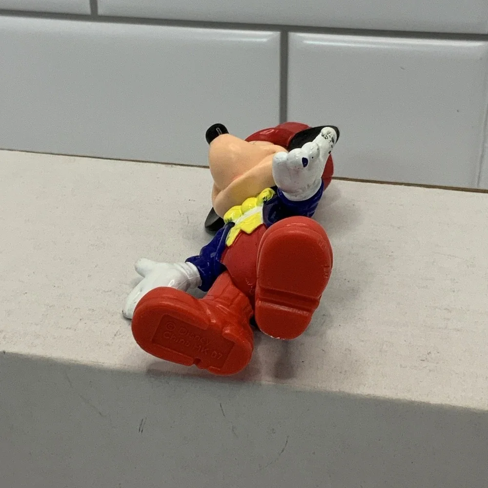 Vintage Disney Mickey Mouse Posable Movable Ringmaster Patriotic Epcot‎ Figure